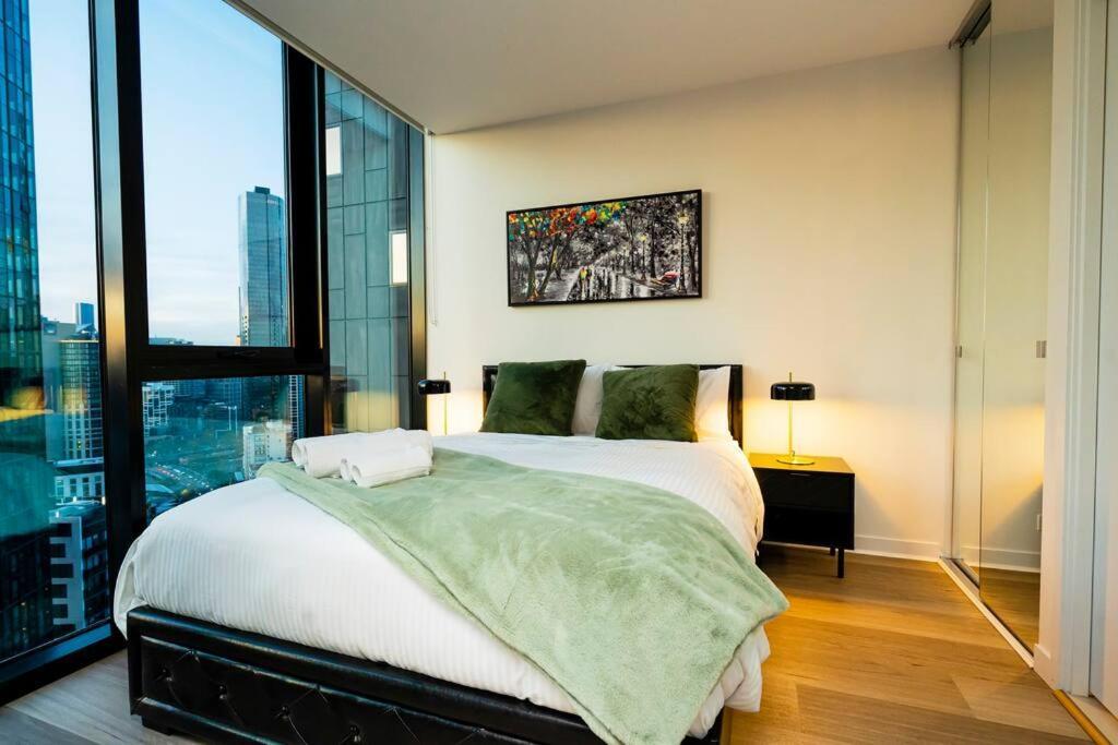 Luxe Haven - 42Nd Floor Panoramic City Views Melbourne Luaran gambar