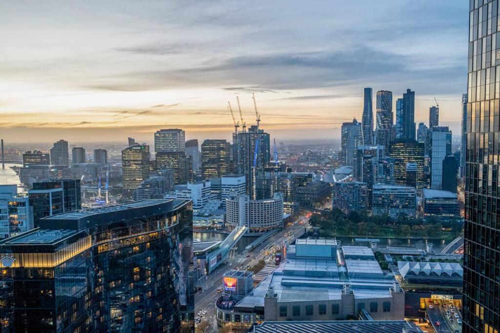 Luxe Haven - 42Nd Floor Panoramic City Views Melbourne Luaran gambar