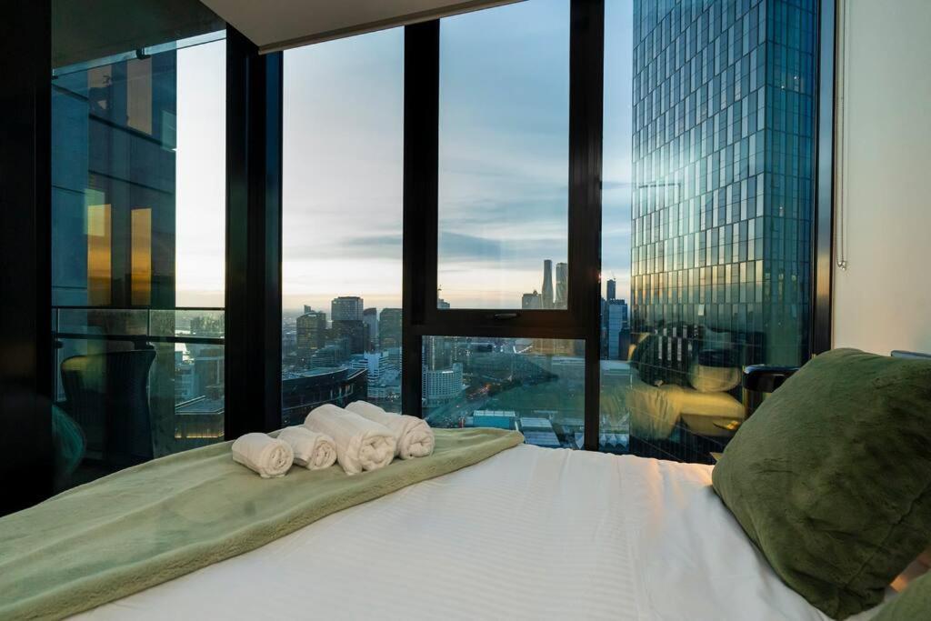 Luxe Haven - 42Nd Floor Panoramic City Views Melbourne Luaran gambar